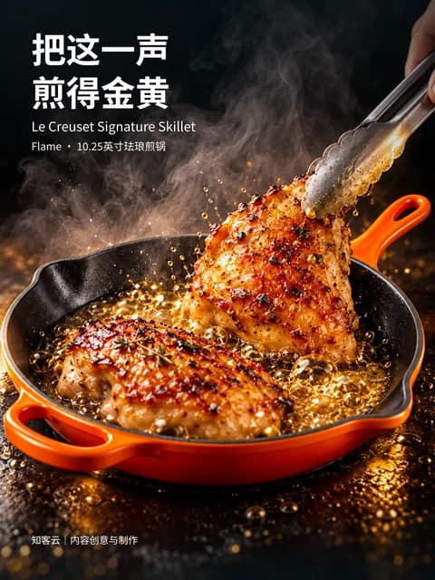 Le Creuset · 金黄煎香封面