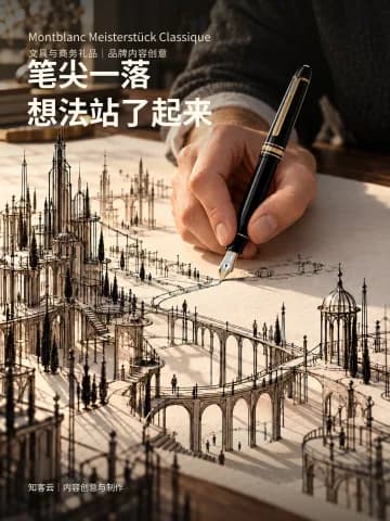 Montblanc钢笔封面